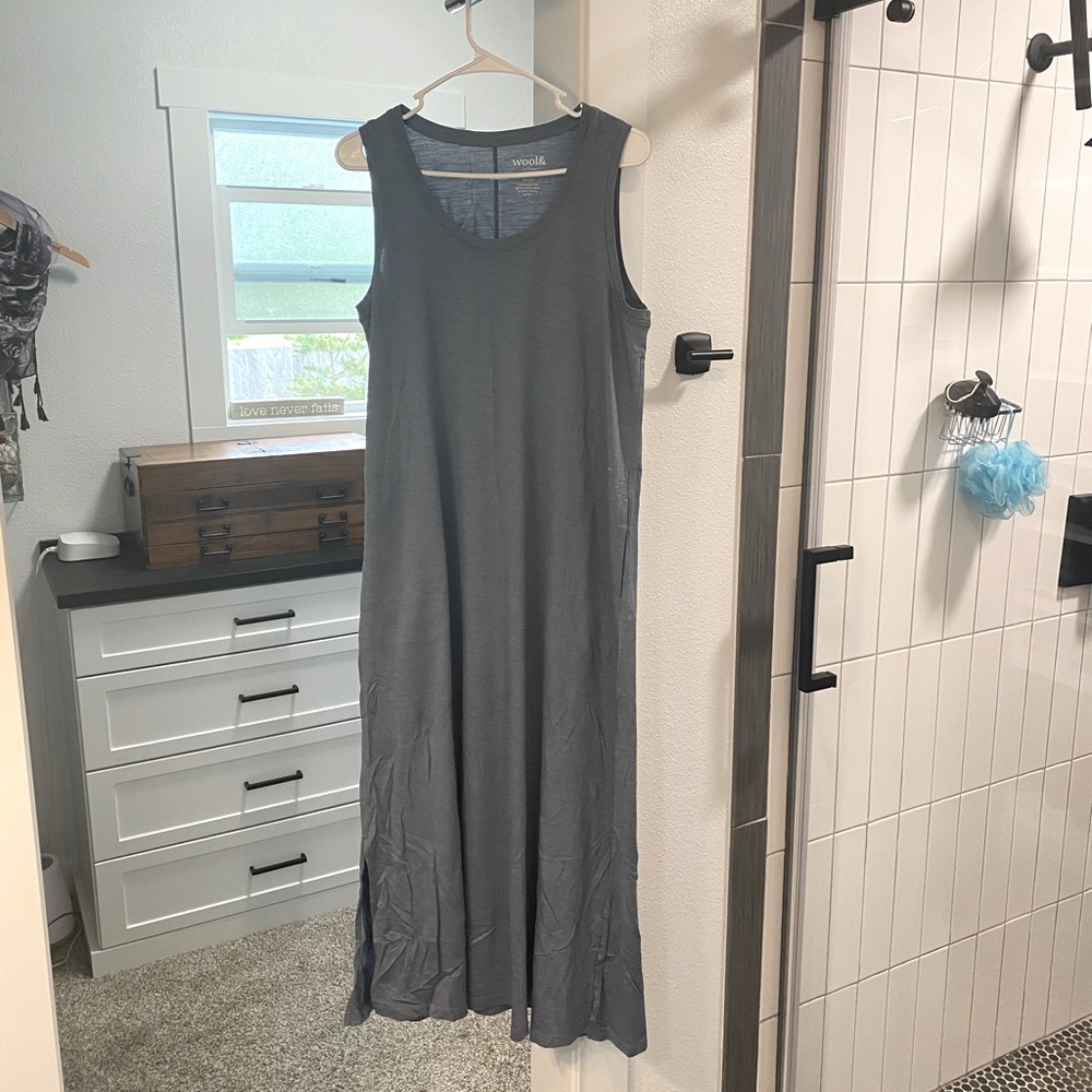 Blue Heather wool& Audrey dress